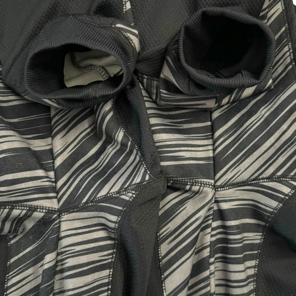 Star Wars Black Gray Stripes Long Sleeve Drawstring Full Zip Hoodie Pockets M - Picture 14 of 16